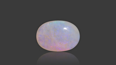 White Opal With Fire - 9.15 Carat