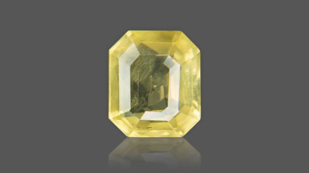 Buy Natural Ceylon (Sri Lanka) Yellow Sapphire weighing 9.20 Carat at Best Price
