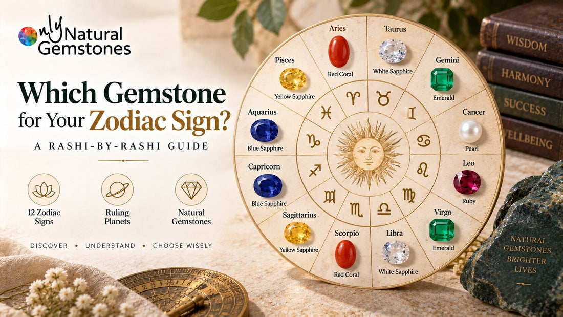 Which Gemstone for Your Zodiac Sign? A Rashi-by-Rashi Guide