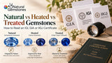 Natural vs Heated vs Treated Gemstones: How to Read an IGI, GIA or IIGJ Certificate