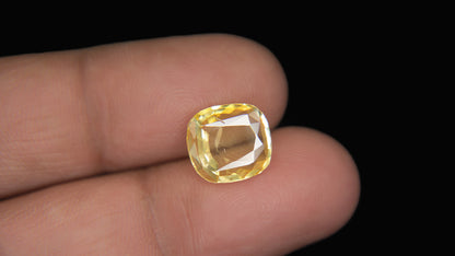 Buy Natural 5.13 Carat Yellow Sapphire Stone at best price online