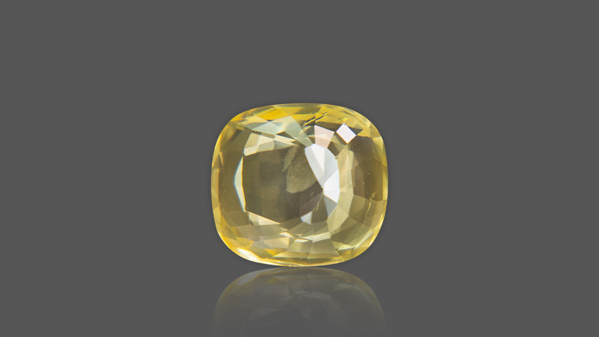 Buy Natural Ceylon (Sri Lanka) Yellow Sapphire weighing 5.13 Carat at Best Price