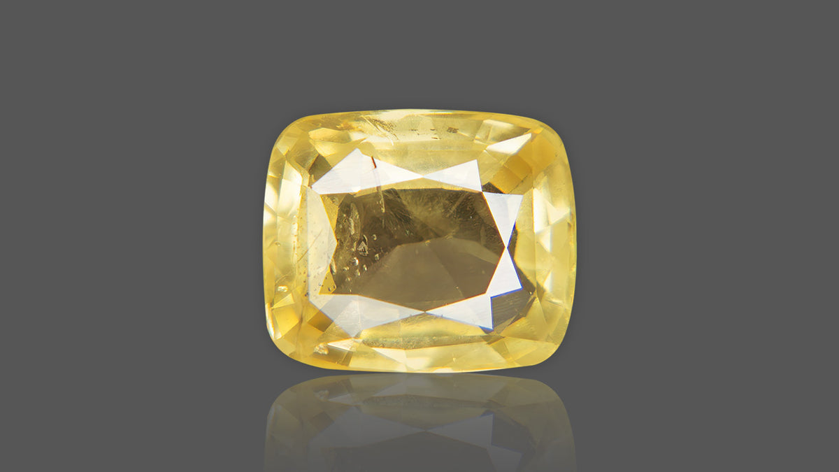 Buy 5.32 Carat Yellow Sapphire Stone from Only Natural Gemstones