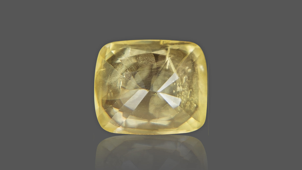 Buy Natural Ceylon (Sri Lanka) Yellow Sapphire weighing 5.32 Carat at Best Price