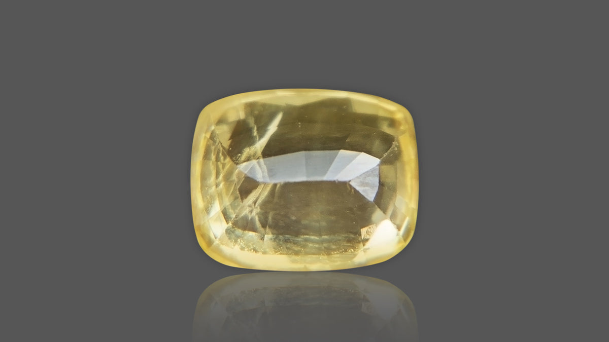 Buy Natural Ceylon (Sri Lanka) Yellow Sapphire weighing 4.33 Carat at Best Price