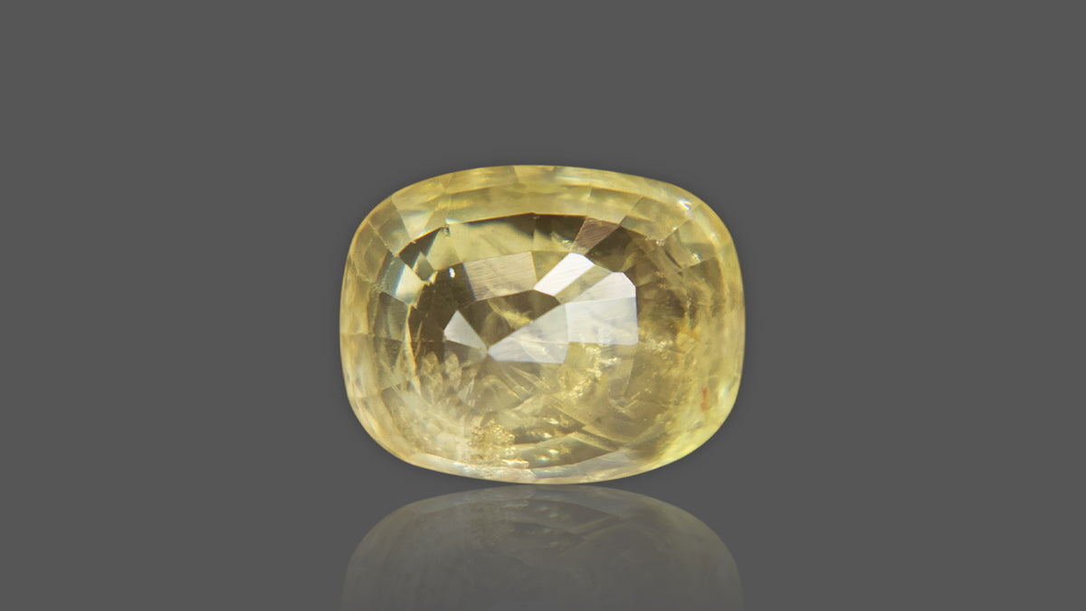 Buy Natural Ceylon (Sri Lanka) Yellow Sapphire weighing 5.57 Carat at Best Price