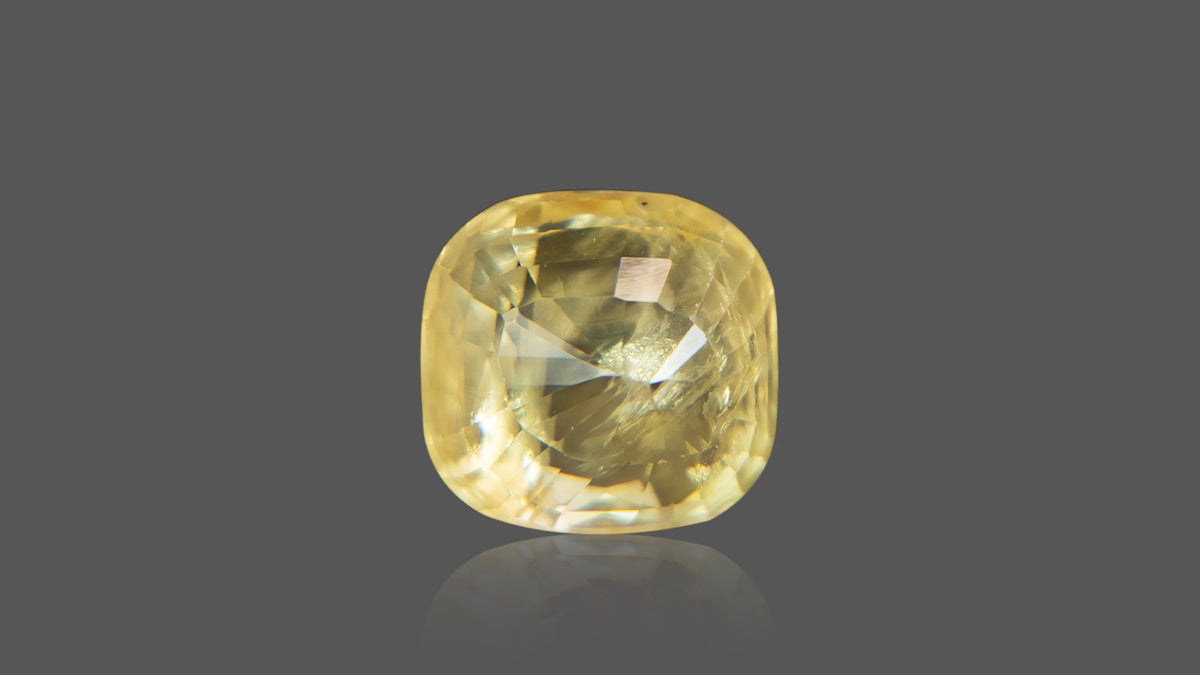 Buy Natural Ceylon (Sri Lanka) Yellow Sapphire weighing 6.21 Carat at Best Price