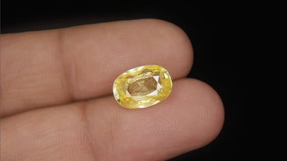 Buy Natural 6.53 Carat Yellow Sapphire Stone at best price online