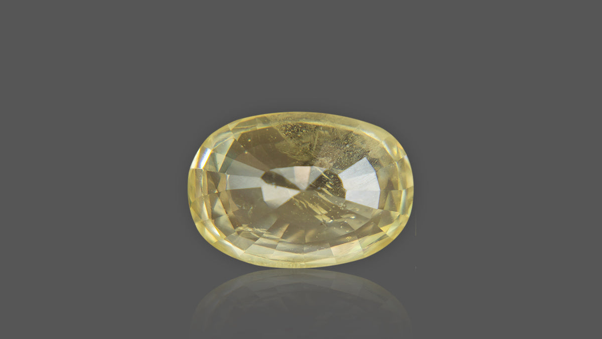 Buy Natural Ceylon (Sri Lanka) Yellow Sapphire weighing 6.53 Carat at Best Price