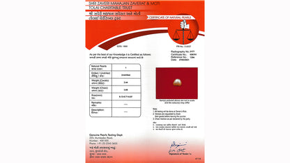 Buy GJI Certified 2.44 Carat Pearls with lifetime guarantee