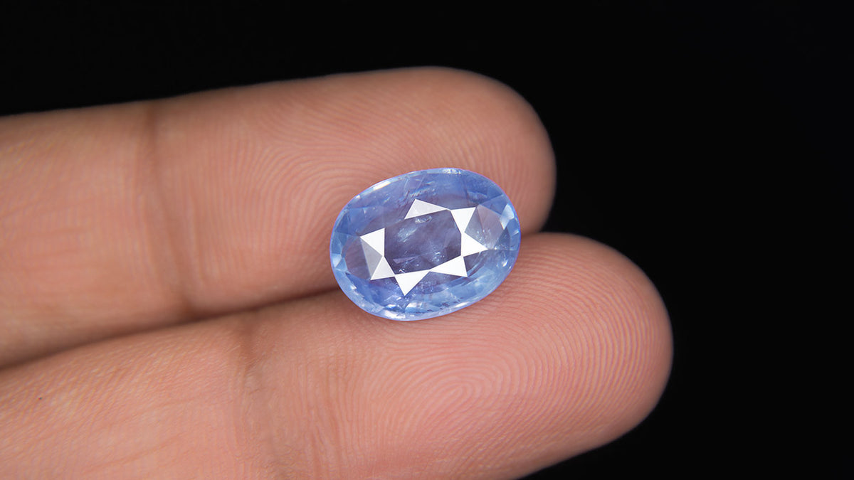 Buy Natural 7.58 Carat Blue Sapphire Stone at best price online