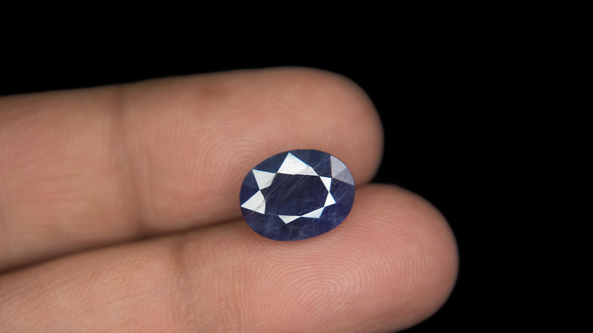 Buy Natural 6.27 Carat Blue Sapphire Stone at best price online