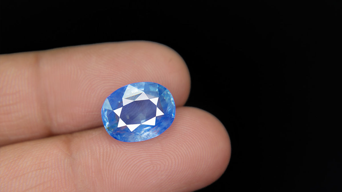 Buy Natural 8.12 Carat Blue Sapphire Stone at best price online