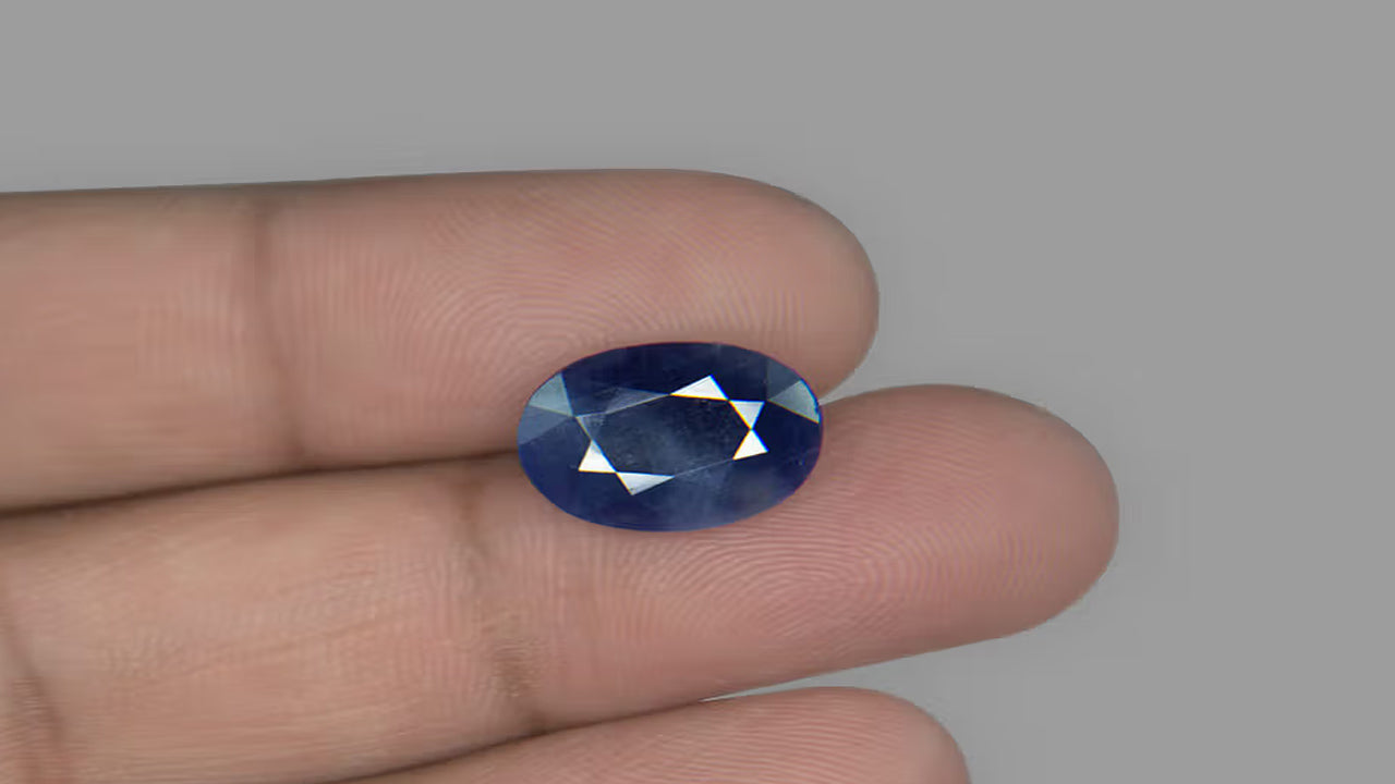 Buy Natural 6.39 Carat Blue Sapphire Stone at best price online