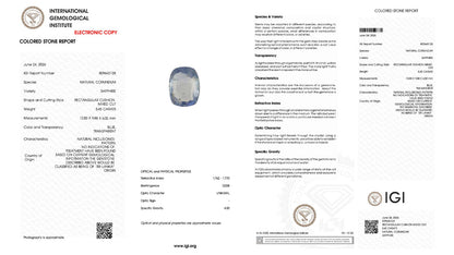 Buy GJI Certified 8.45 Carat Blue Sapphire with lifetime guarantee