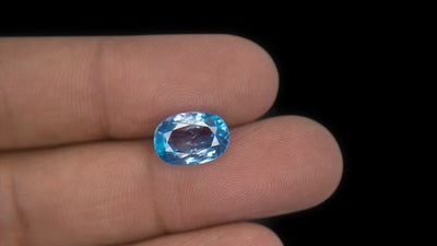 Blue Zircon - 5.91 Carat