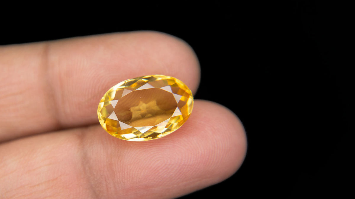 Buy Natural 5.71 Carat Citrine Stone at best price online