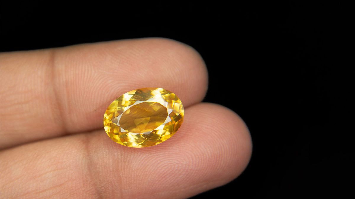 Buy Natural 6.56 Carat Citrine Stone at best price online
