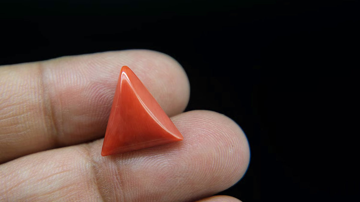 Buy Natural 7.29 Carat Red Coral Stone at best price online