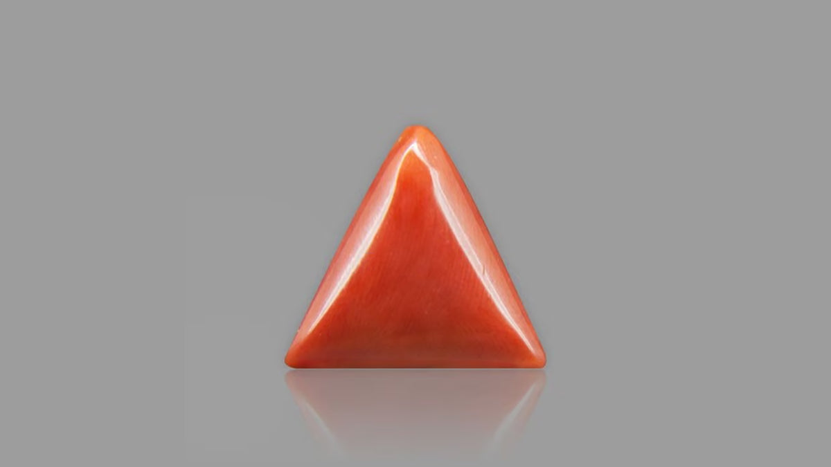 Buy 9.84 Carat Red Coral Stone from Only Natural Gemstones