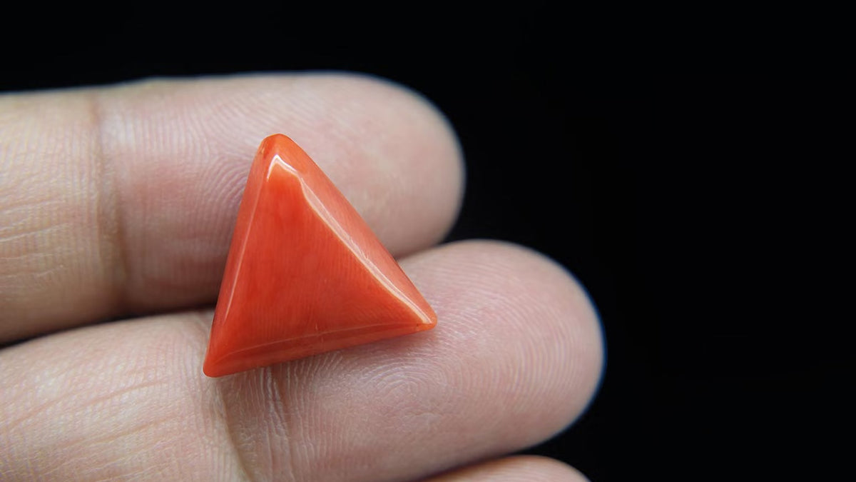 Buy Natural 9.84 Carat Red Coral Stone at best price online