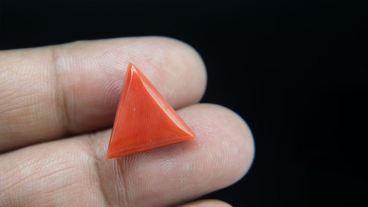 Buy Natural 7.48 Carat Red Coral Stone at best price online