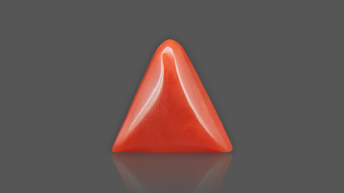 Buy 10.07 Carat Red Coral Stone from Only Natural Gemstones