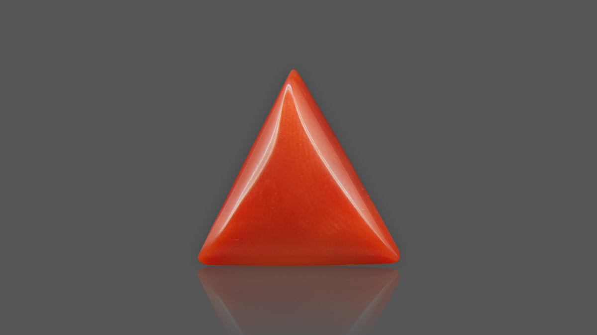 Buy 8.87 Carat Red Coral Stone from Only Natural Gemstones