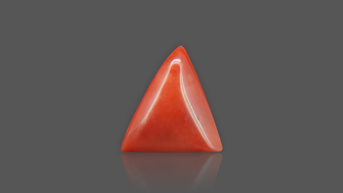 Buy 8.63 Carat Red Coral Stone from Only Natural Gemstones