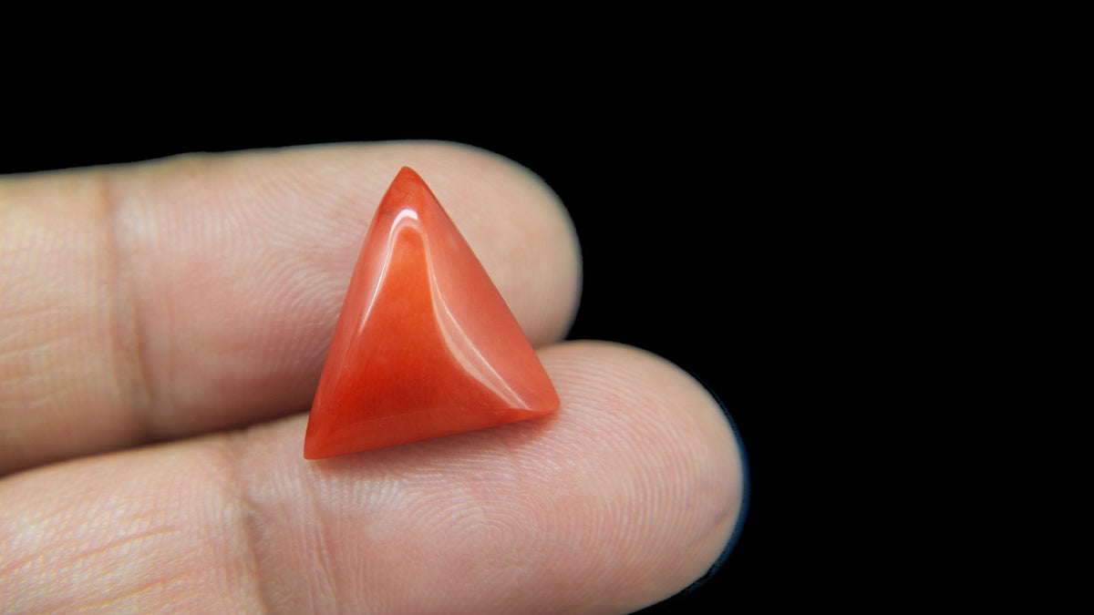 Buy Natural 8.63 Carat Red Coral Stone at best price online
