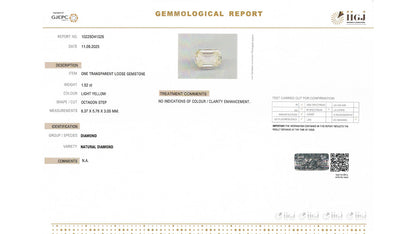 Buy GJI Certified 1.52 Carat Diamond with lifetime guarantee