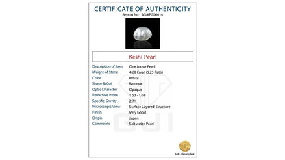 Buy GJI Certified 4.68 Carat Pearls with lifetime guarantee