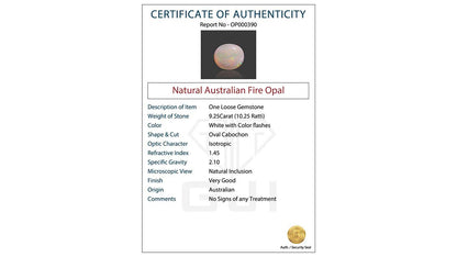 Buy GJI Certified 9.25 Carat Opal with lifetime guarantee