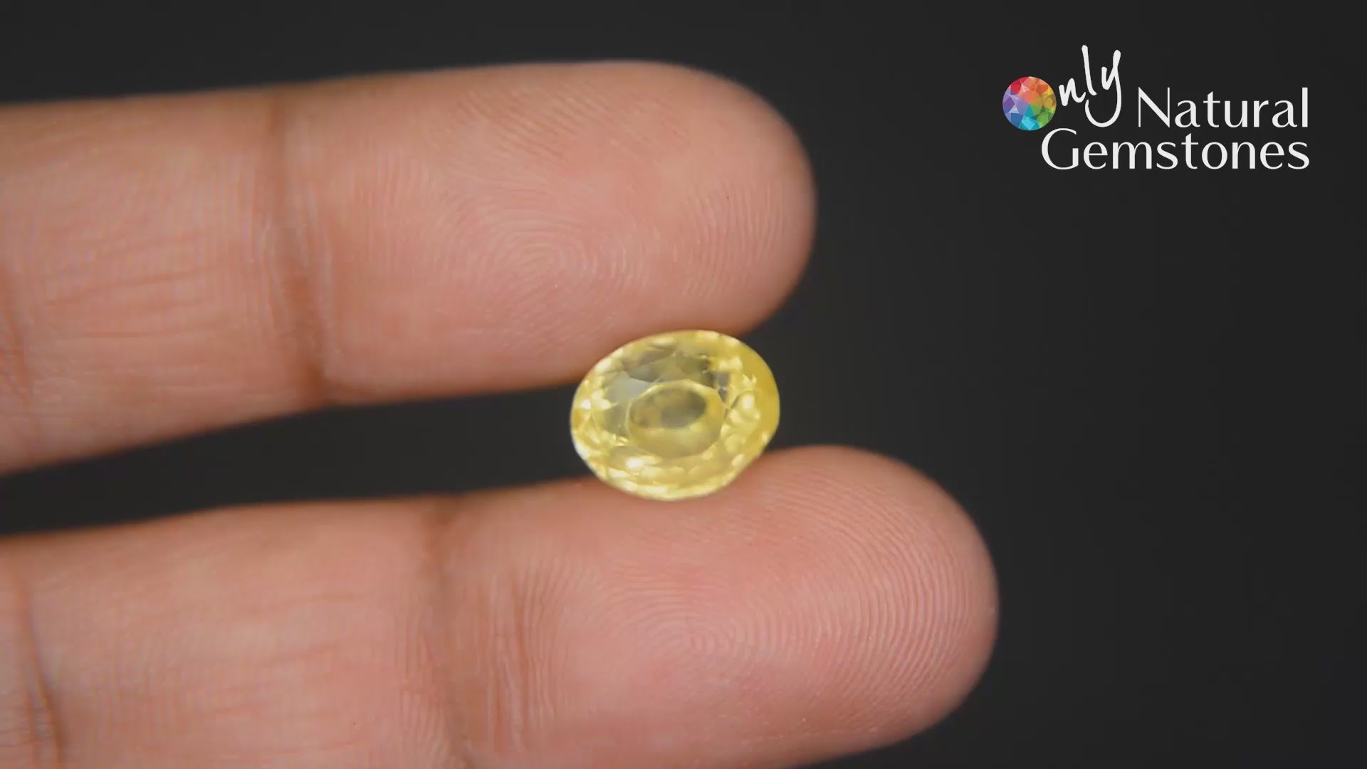 Buy 6.37 Carat Yellow Sapphire Stone at best price
