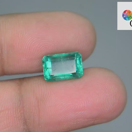 Buy Natural 4.14 Carat Emerald Stone from Only Natural Gemstones