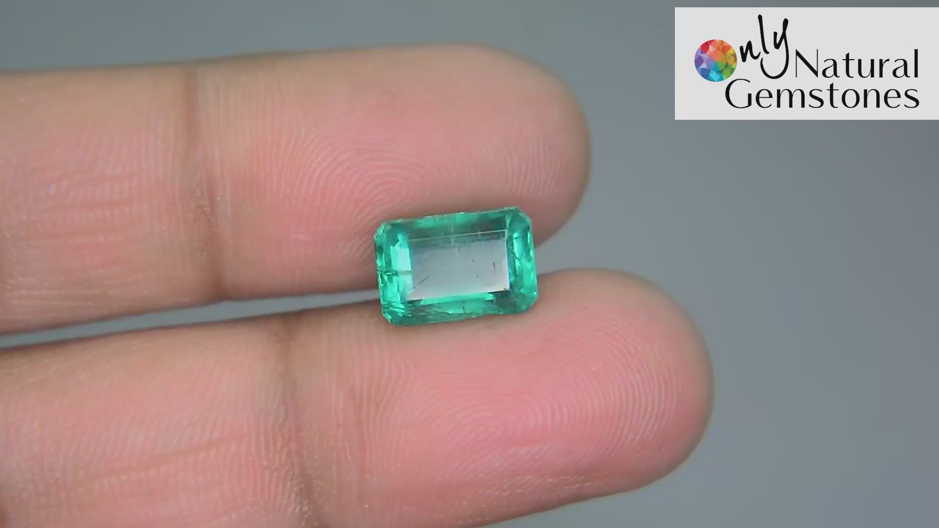 Buy Natural 4.14 Carat Emerald Stone from Only Natural Gemstones