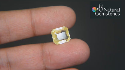 Buy Natural Yellow Sapphire 6.58 Carat from Only Natural Gemstone