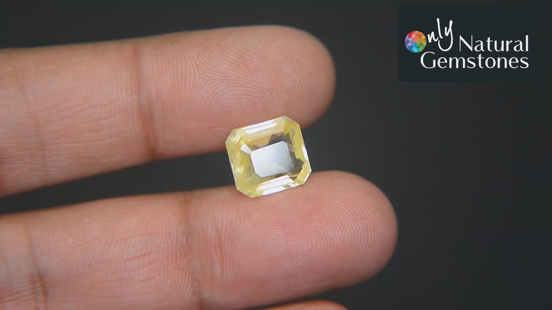 Buy Natural Yellow Sapphire 6.58 Carat from Only Natural Gemstone