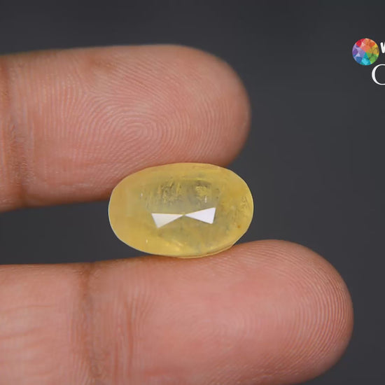 Buy 15.99 Carat Yellow Sapphire from Only Natural Gemstone