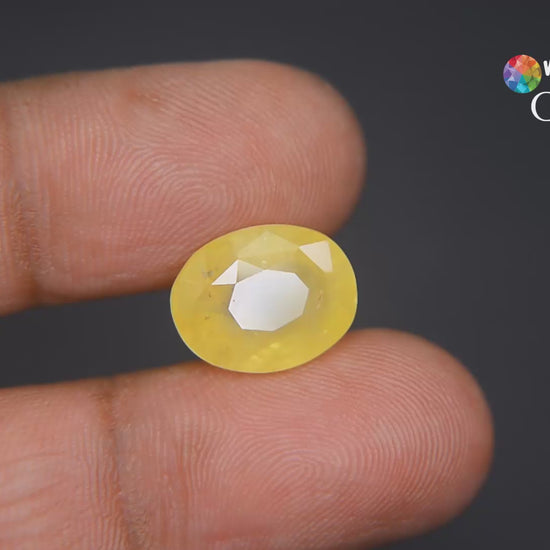 Buy 9.54 Carat Yellow Sapphire from Only Natural Gemstone