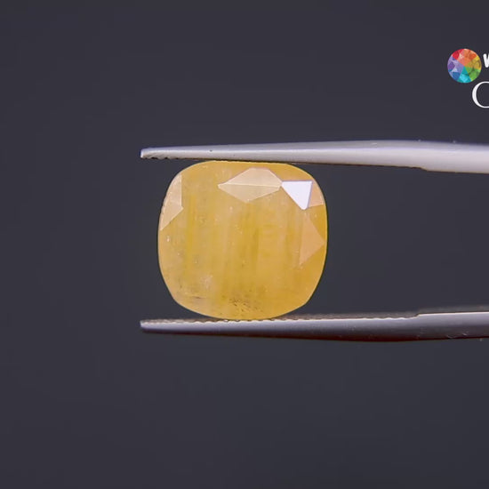 Buy 8.64 Carat Yellow Sapphire from Only Natural Gemstone