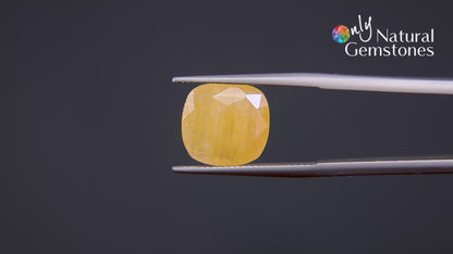Buy 8.64 Carat Yellow Sapphire from Only Natural Gemstone