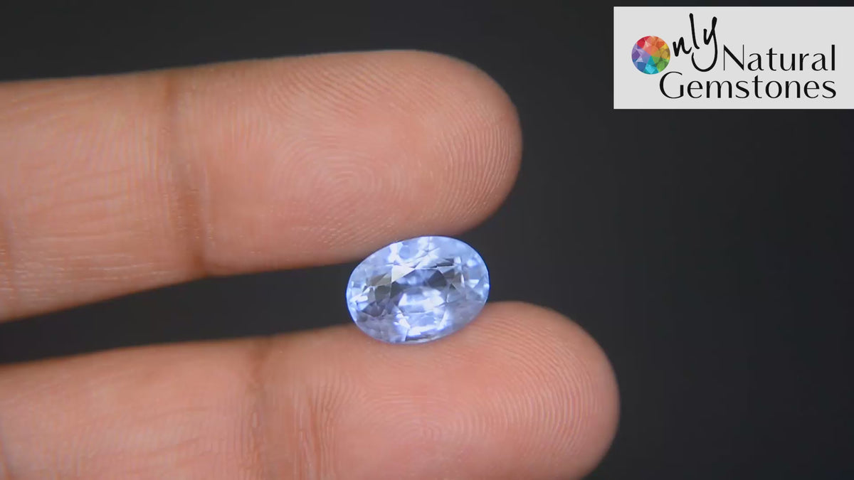 Buy Natural 5.99 Carat Blue Sapphire Stone from Only Natural Gemstones