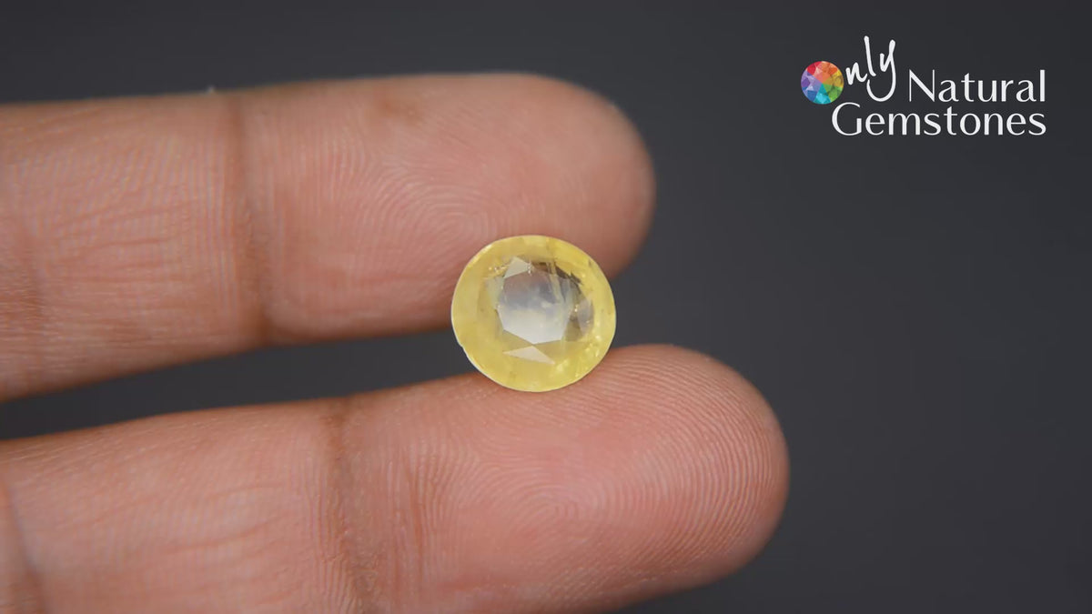 Buy 4.67 Carat Yellow Sapphire from Only Natural Gemstone