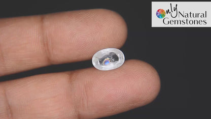 Buy Natural 2.90 Carat White Sapphire Stone from Only Natural Gemstones