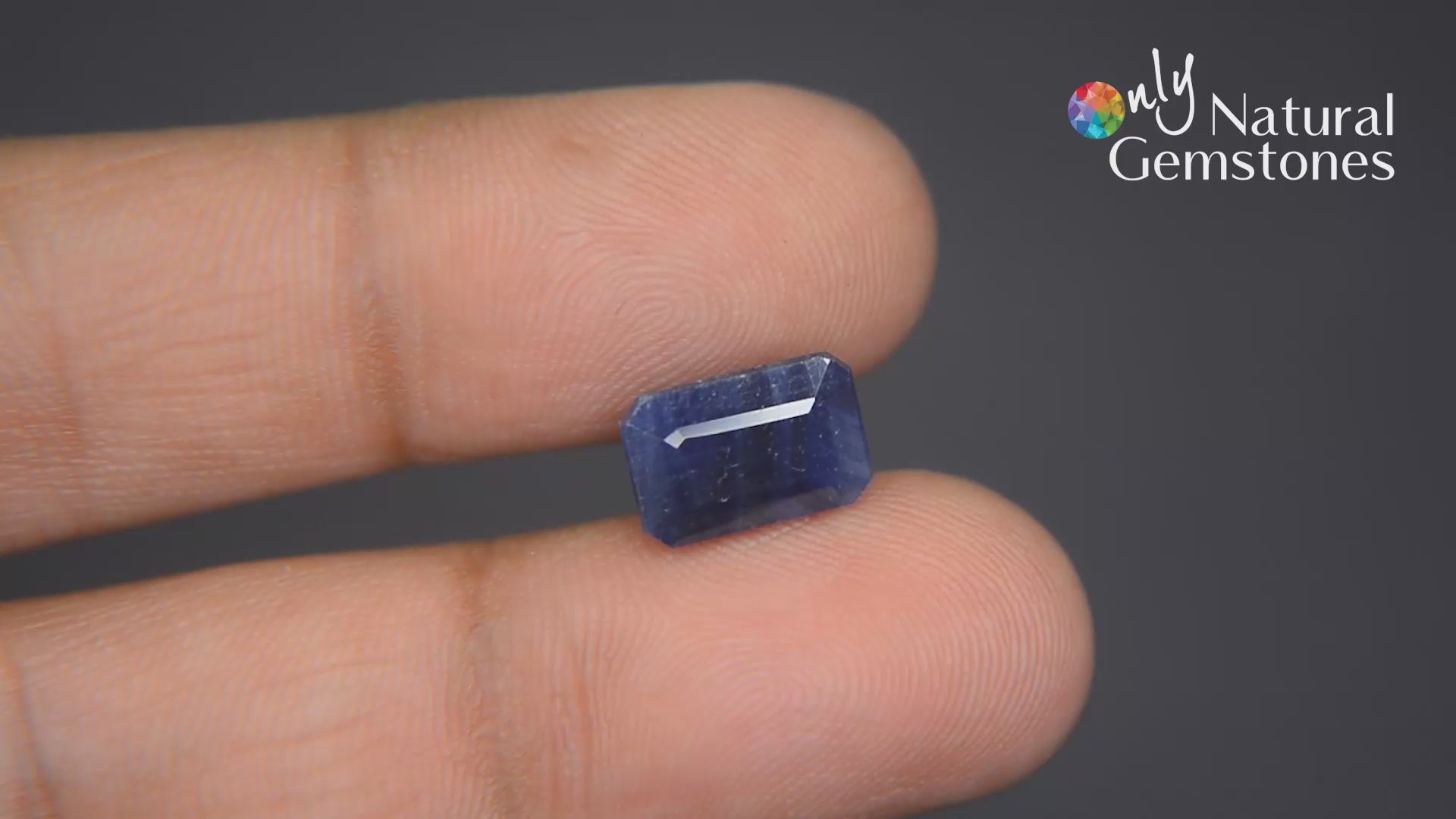 Buy Certified Natural 5.69 Carat Blue Sapphire from Only Natural Gemstone