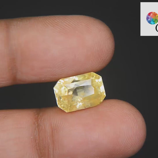 Buy 10.10 Carat Yellow Sapphire Stone from Only Natural Gemstones