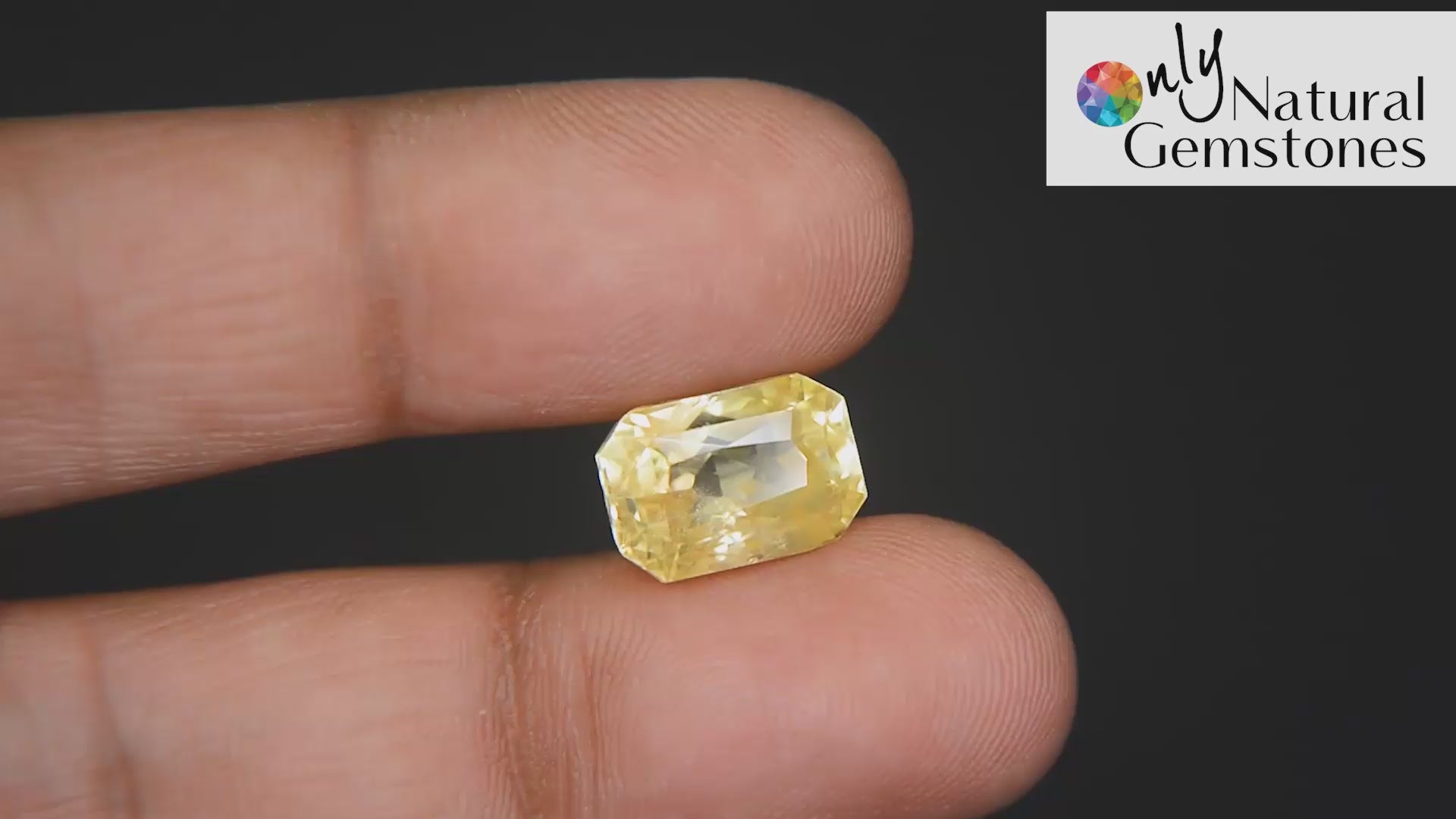 Buy 10.10 Carat Yellow Sapphire Stone from Only Natural Gemstones