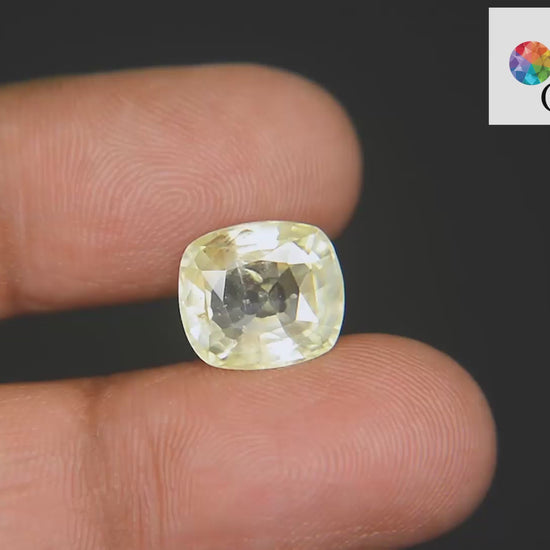 Buy 7.50 Carat Yellow Sapphire Stone from Only Natural Gemstones