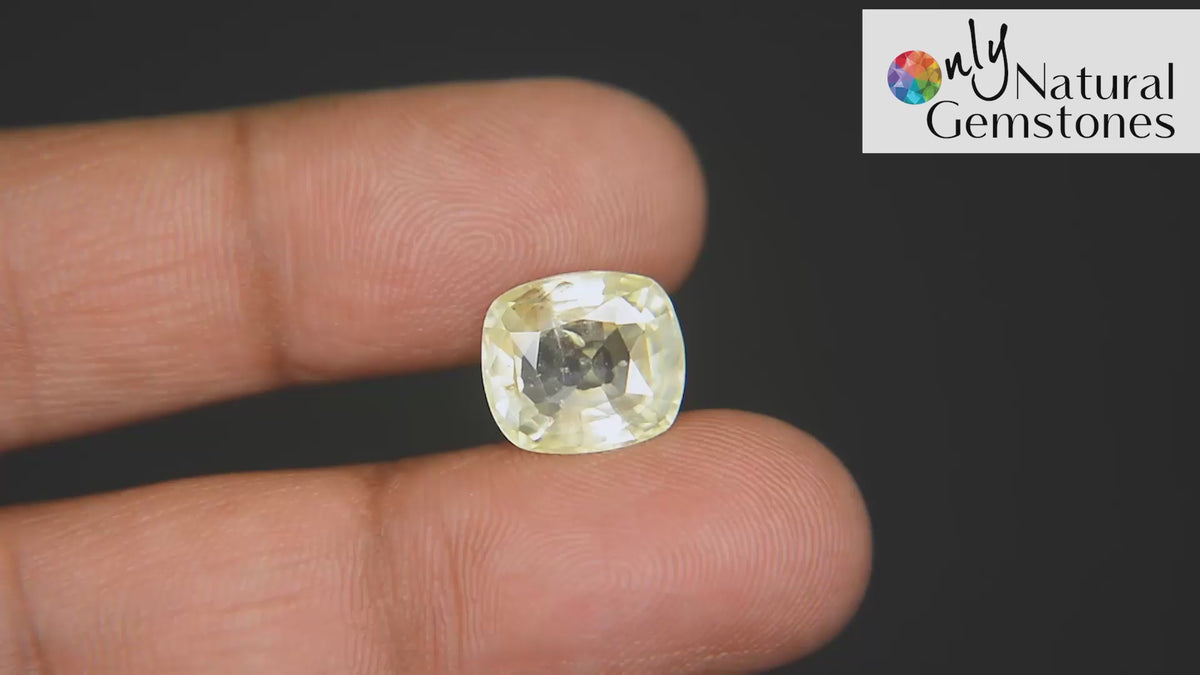 Buy 7.50 Carat Yellow Sapphire Stone from Only Natural Gemstones